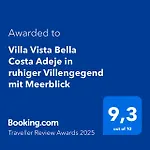 וילה Vista Bella In Ruhiger Villengegend Mit Meerblick אדחה