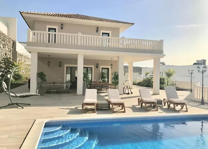 Vista Bella In Ruhiger Villengegend Mit Meerblick * Costa Adeje (Tenerife)