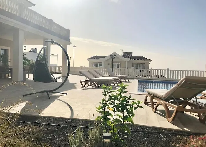 Vista Bella In Ruhiger Villengegend Mit Meerblick Willa Costa Adeje (Tenerife)