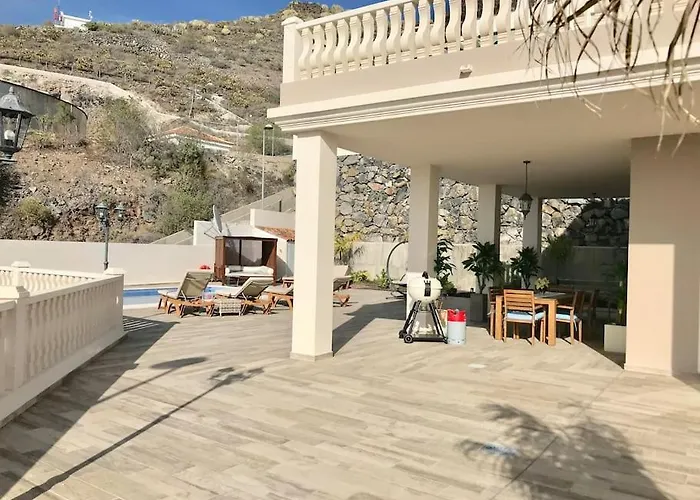 Vista Bella In Ruhiger Villengegend Mit Meerblick Willa Costa Adeje (Tenerife)